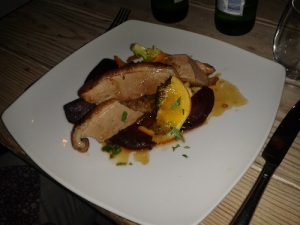 The Suffolk Kitchen - roasted duck with confit orange